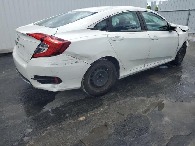 2HGFC2F63KH599890 - 2019 HONDA CIVIC LX WHITE photo 3