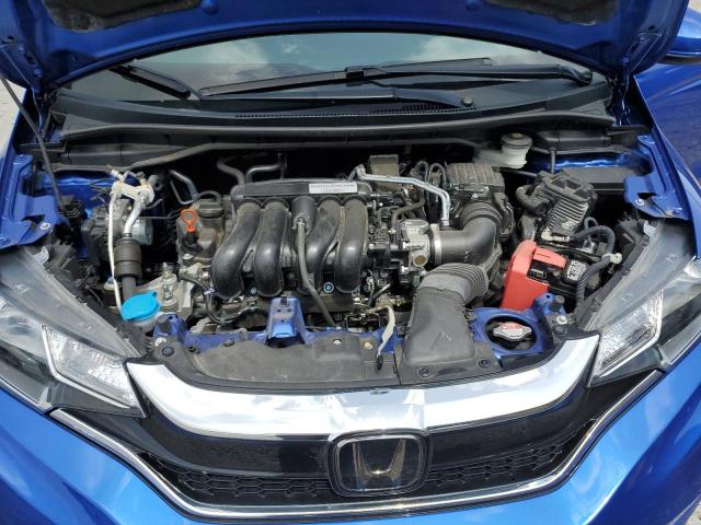 3HGGK5H87KM719957 - 2019 HONDA FIT EX BLUE photo 11