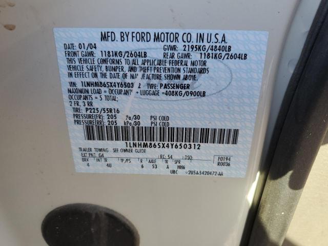 1LNHM86SX4Y650312 - 2004 LINCOLN LS 米色 照片 12