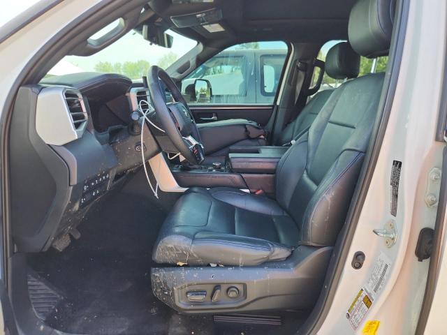 5TFNA5DB3NX007647 - 2022 TOYOTA TUNDRA CREWMAX PLATINUM Білий фото 7