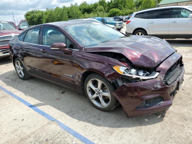 3FA6P0LU2DR219252 - 2013 FORD FUSION SE HYBRID BURGUNDY photo 4