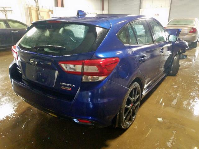 4S3GTAL63J3752917 - 2018 SUBARU IMPREZA SPORT  photo 4