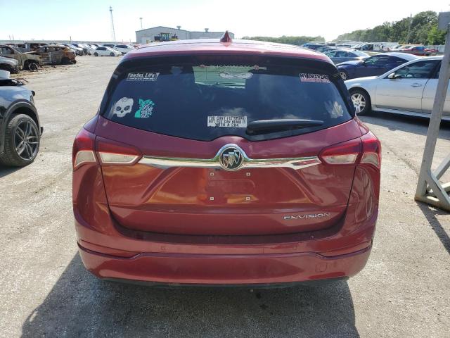 LRBFXBSA1LD035407 - 2020 BUICK ENVISION PREFERRED RED photo 6