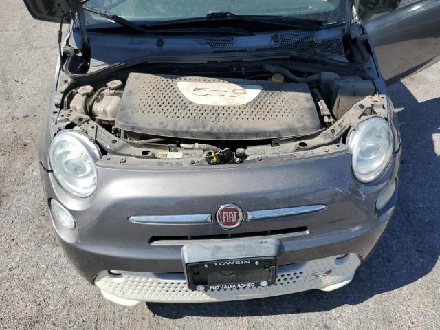 3C3CFFGE7DT751707 - 2013 FIAT 500 ELECTRIC GRAY photo 11