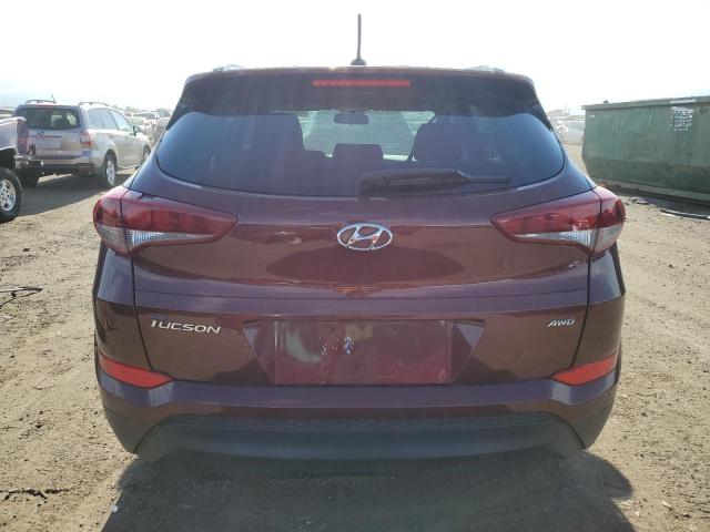 KM8J3CA41GU037409 - 2016 HYUNDAI TUCSON LIMITED RED photo 6