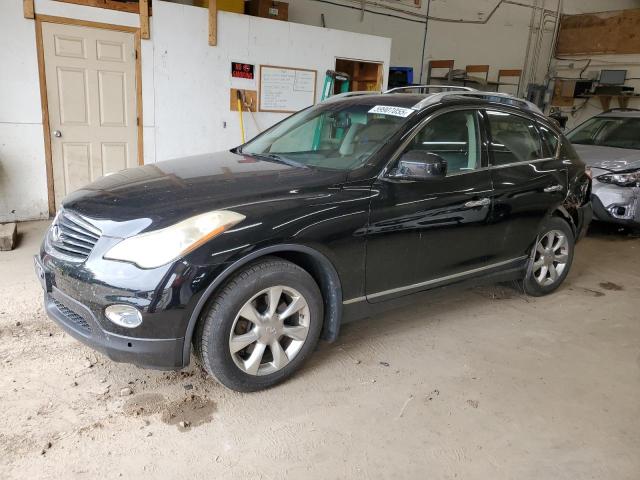 JNKAJ09F68M360093 - 2008 INFINITI EX35 BASE BLACK photo 1