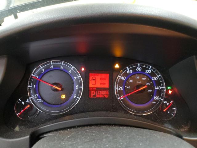 JNKAJ09F68M360093 - 2008 INFINITI EX35 BASE BLACK photo 9