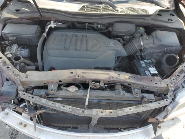 5FRYD4H47EB007833 - 2014 ACURA MDX TECHNOLOGY Темно-червоний фото 12