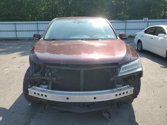 5FRYD4H47EB007833 - 2014 ACURA MDX TECHNOLOGY Темно-червоний фото 5