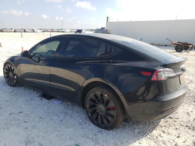 5YJ3E1EC5MF070883 - 2021 TESLA MODEL 3 BLACK photo 2