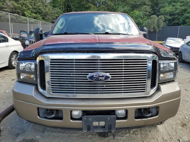 1FMSU45P95ED23950 - 2005 FORD EXCURSION EDDIE BAUER RED photo 5