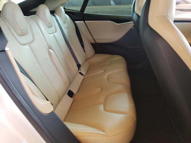 5YJSA1H13EFP31989 - 2014 TESLA MODEL S Սպիտակ լուսանկար 10