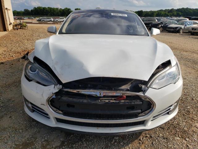 5YJSA1H13EFP31989 - 2014 TESLA MODEL S Սպիտակ լուսանկար 5