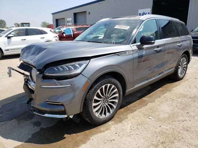 5LM5J7WC4NGL16991 - 2022 LINCOLN AVIATOR RESERVE GRAY photo 1