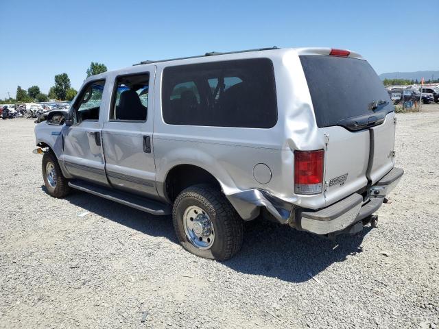 1FMNU41L14EB14135 - 2004 FORD EXCURSION XLT SILVER photo 2