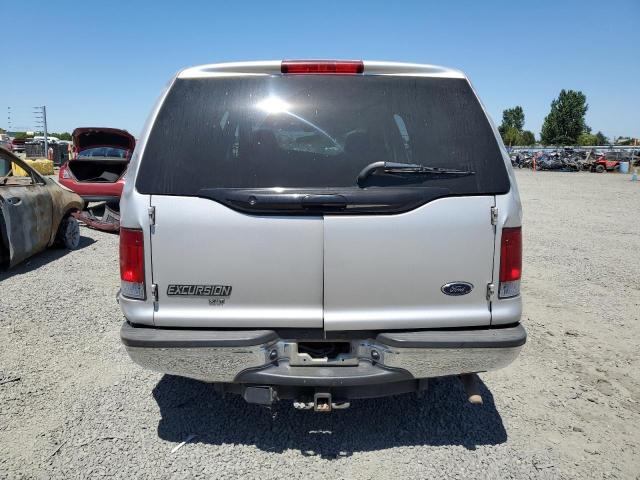 1FMNU41L14EB14135 - 2004 FORD EXCURSION XLT SILVER photo 6