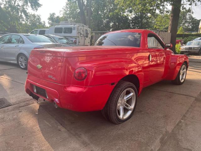 1GCES14P83B102684 - 2003 CHEVROLET SSR RED photo 4