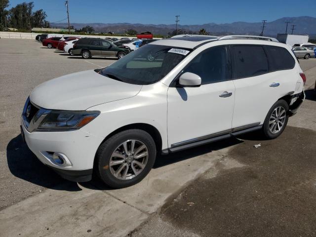 5N1AR2MMXDC635021 - 2013 NISSAN PATHFINDER S WHITE photo 1