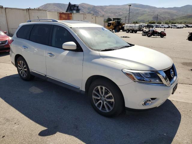 5N1AR2MMXDC635021 - 2013 NISSAN PATHFINDER S WHITE photo 4