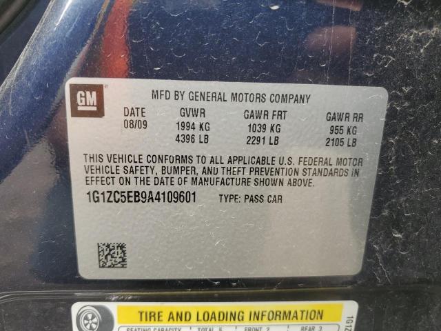 1G1ZC5EB9A4109601 - 2010 CHEVROLET MALIBU 1LT 蓝色 照片 12