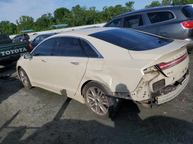 3LN6L2G95ER832275 - 2014 LINCOLN MKZ CREAM photo 2