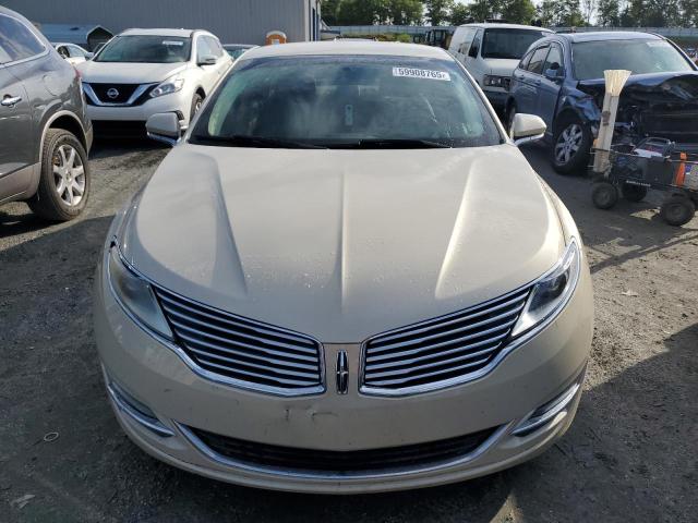 3LN6L2G95ER832275 - 2014 LINCOLN MKZ CREAM photo 5
