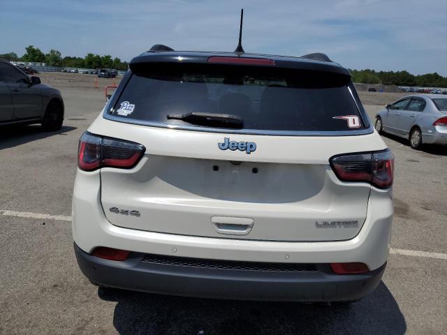 3C4NJDCB4JT401580 - 2018 JEEP COMPASS LIMITED WHITE photo 6