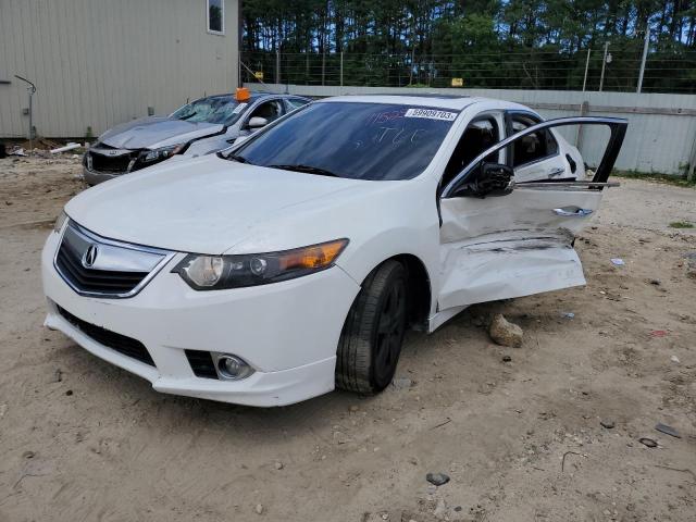 JH4CU2F80DC000464 - 2013 ACURA TSX SE WHITE photo 1