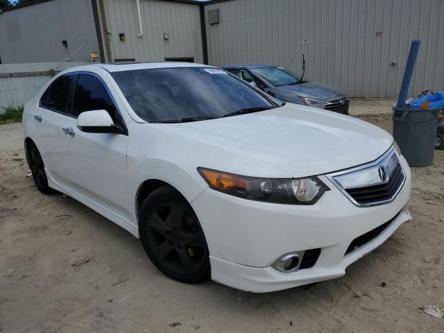 JH4CU2F80DC000464 - 2013 ACURA TSX SE WHITE photo 4