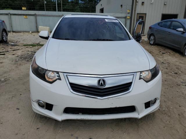 JH4CU2F80DC000464 - 2013 ACURA TSX SE WHITE photo 5