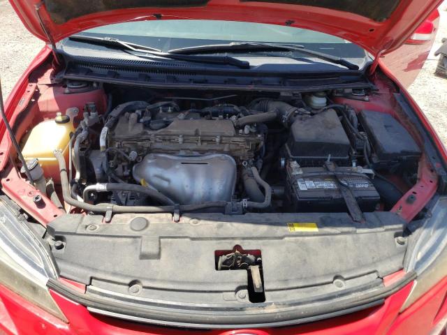JTKJF5C7XE3072234 - 2014 TOYOTA SCION TC RED photo 11
