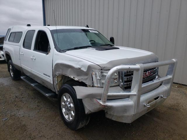 1GT423C86EF192768 - 2014 GMC SIERRA K3500 SLE WHITE photo 1