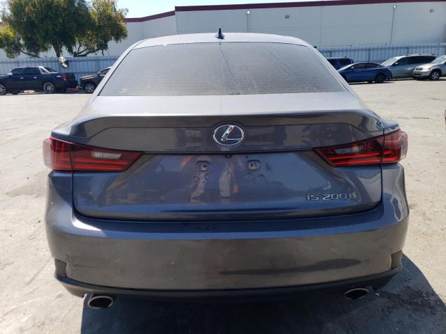 JTHBA1D22G5027283 - 2016 LEXUS IS 200T GRAY photo 6