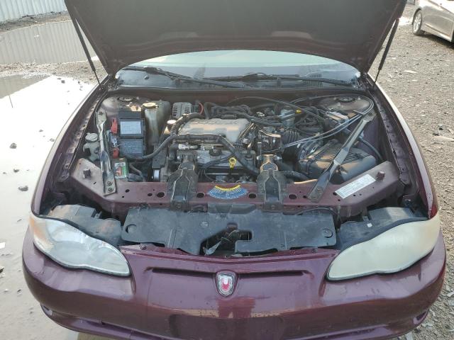 2G1WW12E649148648 - 2004 CHEVROLET MONTE CARL LS MAROON photo 11