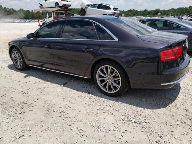 WAURGAFDXDN002055 - 2013 AUDI A8 L QUATTRO BLACK photo 2