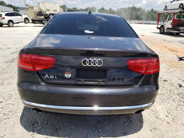 WAURGAFDXDN002055 - 2013 AUDI A8 L QUATTRO BLACK photo 6