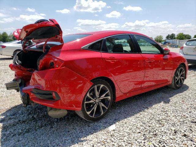 2HGFC2F86MH537095 - 2021 HONDA CIVIC SPORT 红色 照片 3