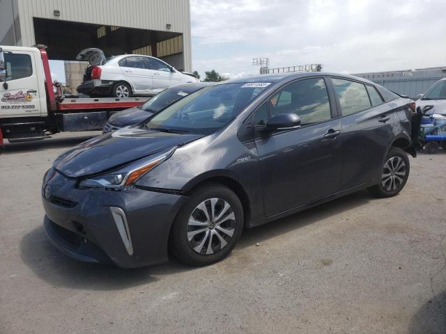 JTDL9MFU0M3023528 - 2021 TOYOTA PRIUS LE GRAY photo 1