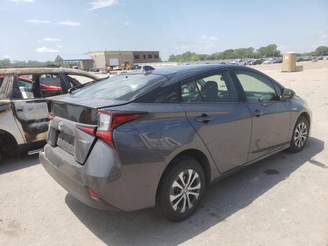 JTDL9MFU0M3023528 - 2021 TOYOTA PRIUS LE GRAY photo 3