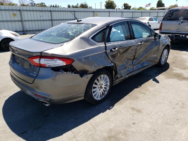 3FA6P0LU8DR220891 - 2013 FORD FUSION SE HYBRID GRAY photo 3