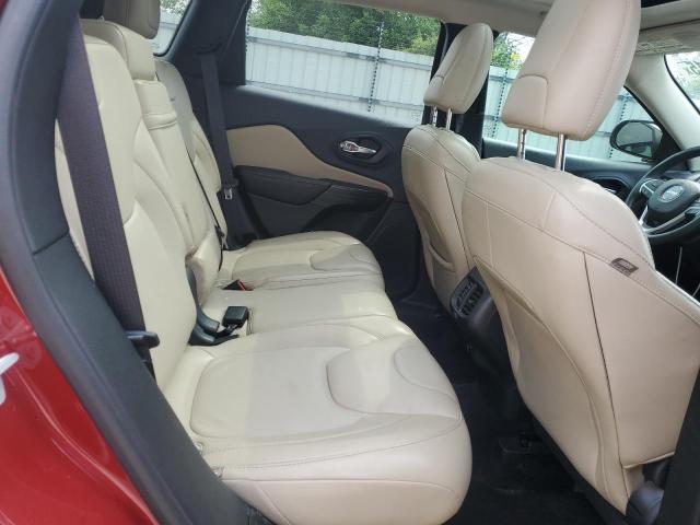1C4PJLDB7HW527065 - 2017 JEEP CHEROKEE LIMITED RED photo 10