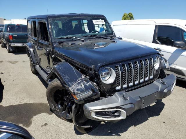 1C4JJXP65MW872004 - 2021 JEEP WRANGLER U SAHARA 4XE BLACK photo 4