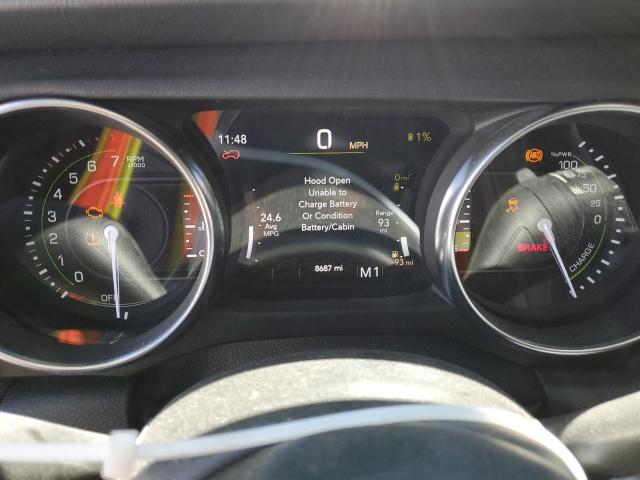 1C4JJXP65MW872004 - 2021 JEEP WRANGLER U SAHARA 4XE BLACK photo 9