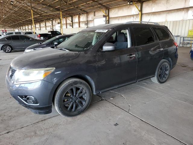 5N1AR2MN8DC617108 - 2013 NISSAN PATHFINDER S GRAY photo 1