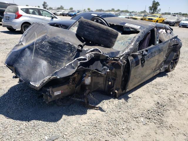 5YJSA1E69MF456627 - 2021 TESLA MODEL S Սև լուսանկար 1