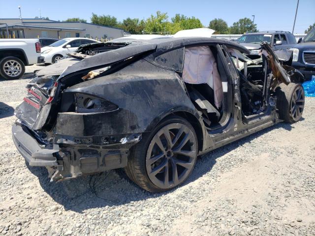 5YJSA1E69MF456627 - 2021 TESLA MODEL S Սև լուսանկար 3