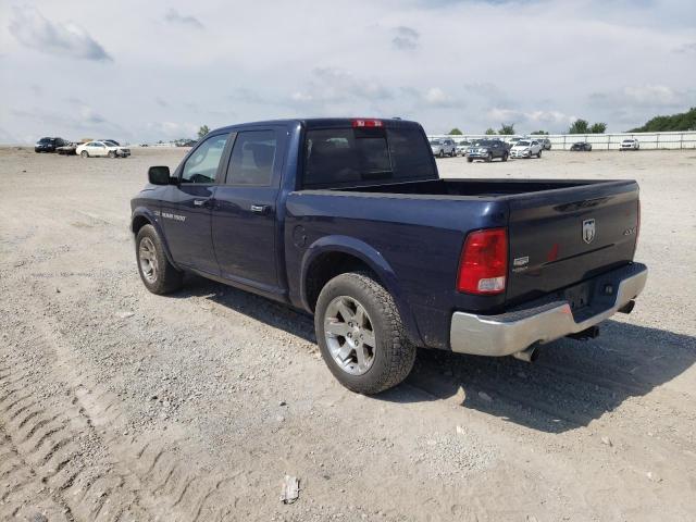 1C6RD7NT5CS258327 - 2012 DODGE RAM 1500 LARAMIE BLUE photo 2