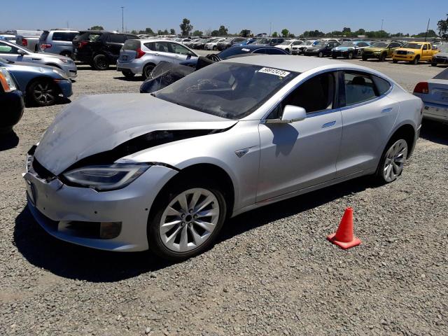 5YJSA1E18GF148969 - 2016 TESLA MODEL S Сріблястий фото 1