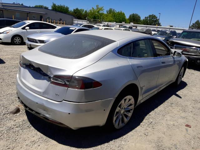 5YJSA1E18GF148969 - 2016 TESLA MODEL S Сріблястий фото 3