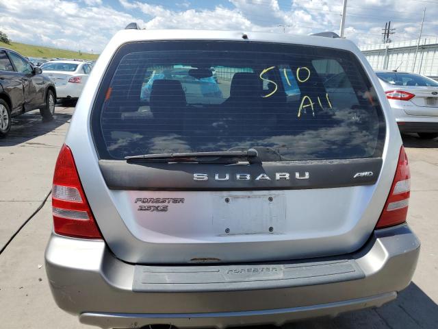 JF1SG656X4H717510 - 2004 SUBARU FORESTER 2.5XS Серебристый фото 6
